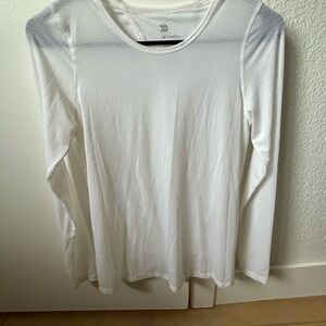 All in Motion White Long Sleeve Tee